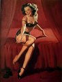 Elvgren, I'm Not Shy... I'm Just Retiring, 1950